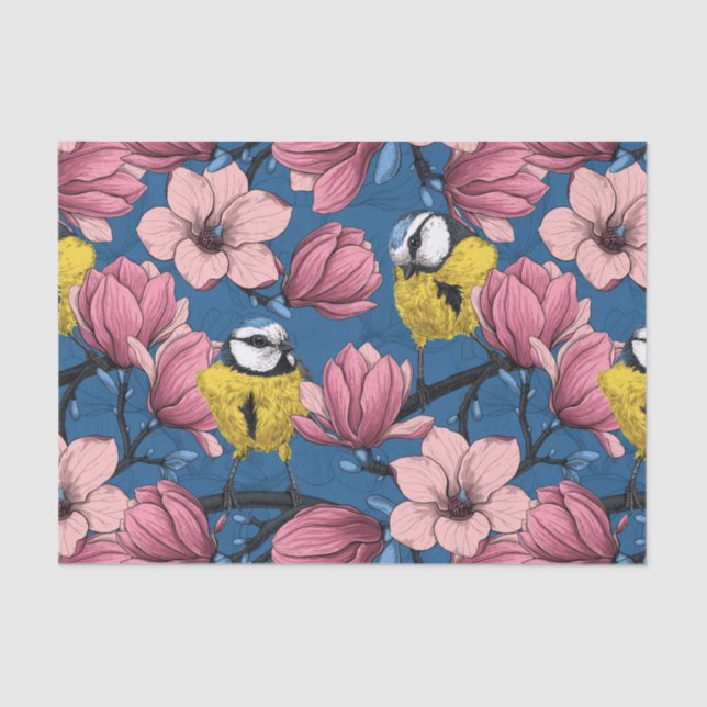 Papier Mousseline Heure du printemps (Recto)