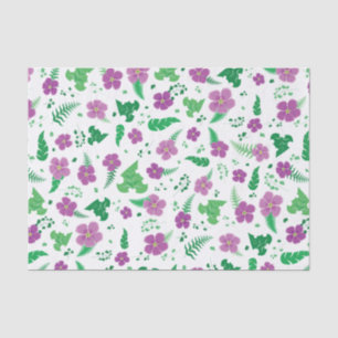 Papier Mousseline Hibiscus pourpre
