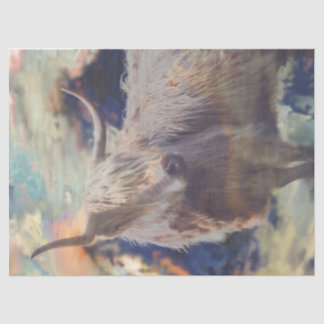 Papier Mousseline Highland Cow Breeze 2 Découpage papier