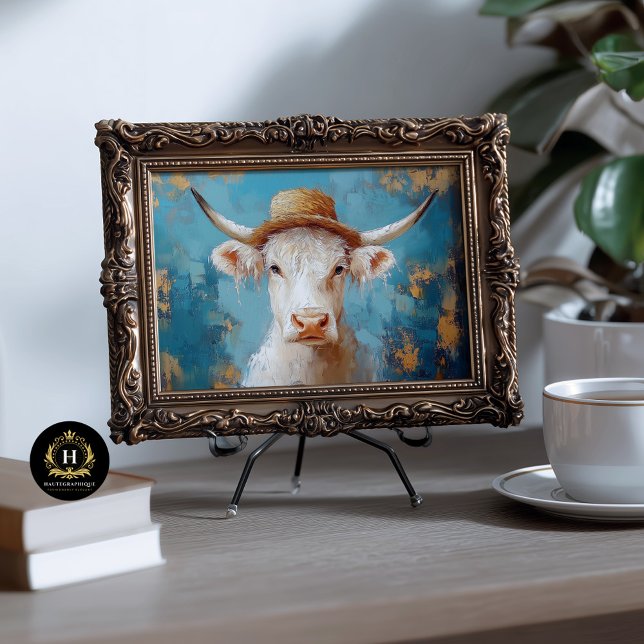 Papier Mousseline Highland Cow Rustic Boho Farmhouse Decoupage (Créateur téléchargé)