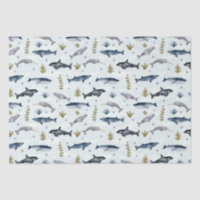 Histoire moderne de la baleine d'aquarelle