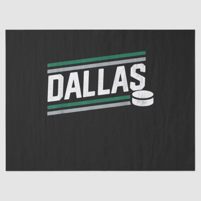 Papier Mousseline Hockey | Cool Dallas Hockey Power Play (Recto)