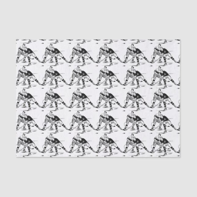 Papier Mousseline Hockey sur glace (Recto)