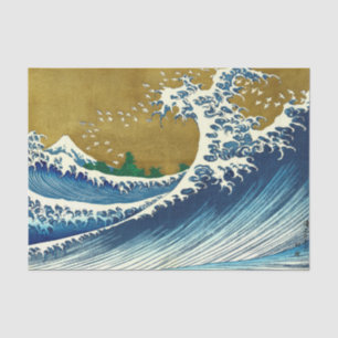 Papier Mousseline Hokusai Big Wave Japon Art japonais