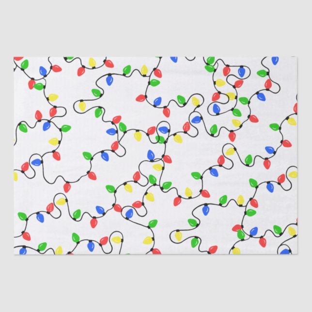 Papier Mousseline Holiday Lights Tissue Paper (Recto)
