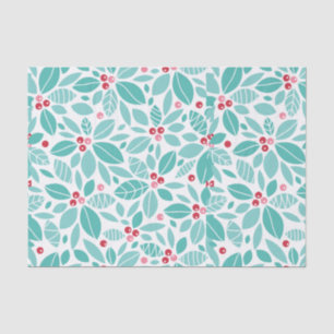 Papier Mousseline Holly Berry Noël