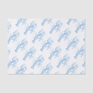 Papier Mousseline Homard bleu
