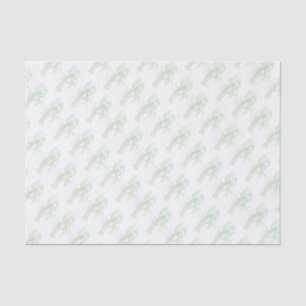 Papier Mousseline Homard vert Sage