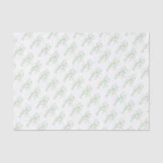 Papier Mousseline Homard vert Sage