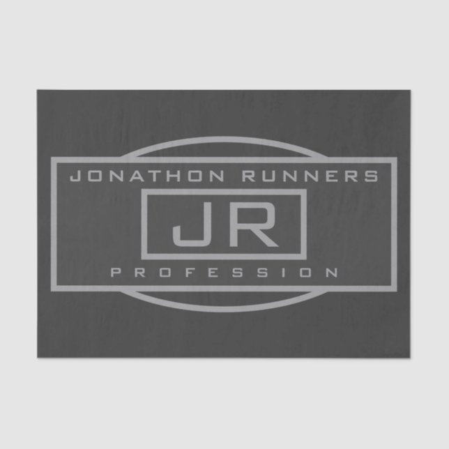 Papier Mousseline Hommes Sporty Gray Gray & Dark Grays (Recto)