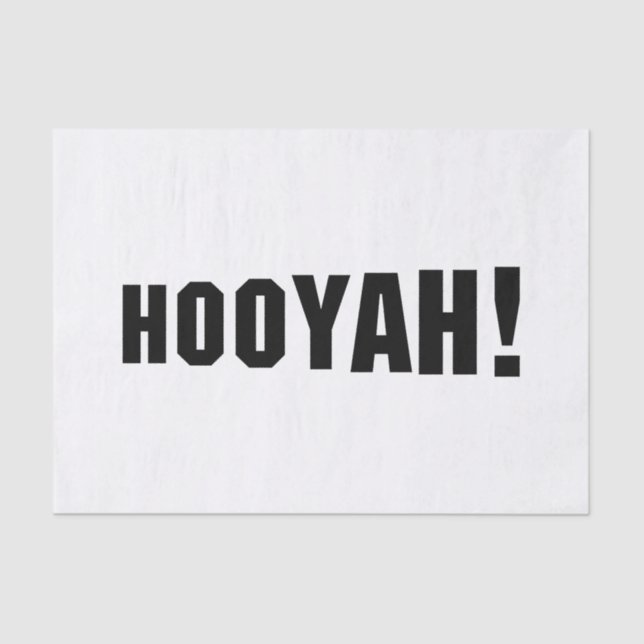 PAPIER MOUSSELINE HOOYAH ! (Recto)