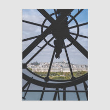 Horloge géante en verre au Musée d'Orsay - Paris