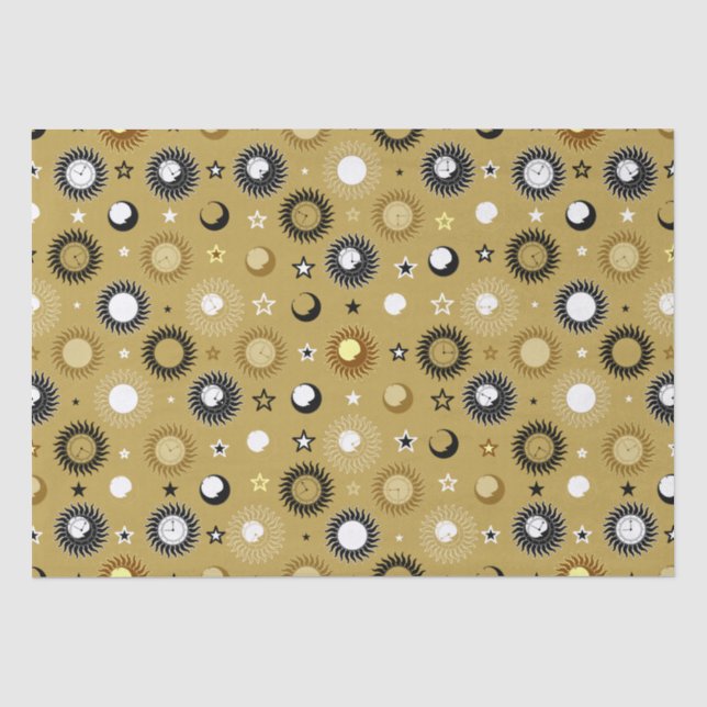 Papier Mousseline Horlogerie Céleste (Recto)