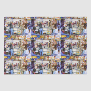 Papier Mousseline Hot Dog God, New York City