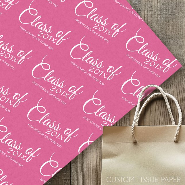 Papier Mousseline Hot Pink (Custom Tissue Paper)