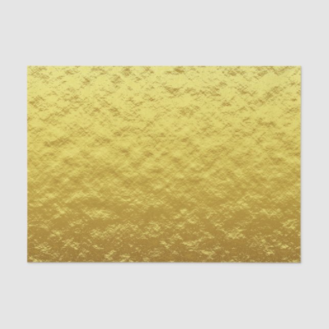 Papier Mousseline Huile d'or texturée (Recto)