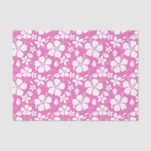 PAPIER MOUSSELINE HULA HAÏIENNE (HIBISCUS) ROSE
