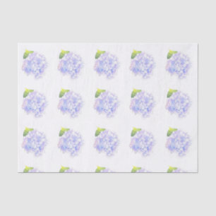Papier Mousseline Hydrangea Aquarelle Vignette Motif