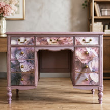 Hydrangea Découpage Mauve Rose Poussiéreuse Humeur