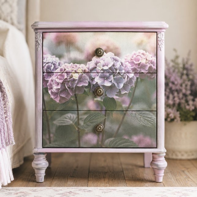 Papier Mousseline Hydrangea Découpage Pompom Lavande Poussiéreuse At (Créateur téléchargé)