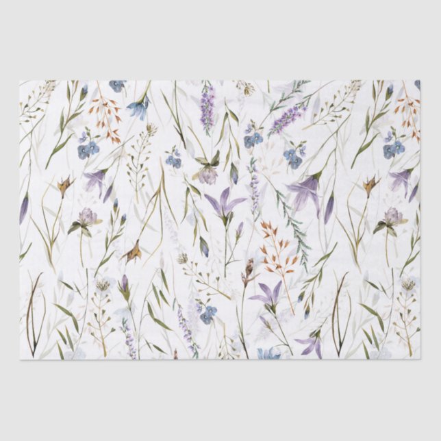 Papier Mousseline Hygge Fleur sauvage Meadow (Recto)