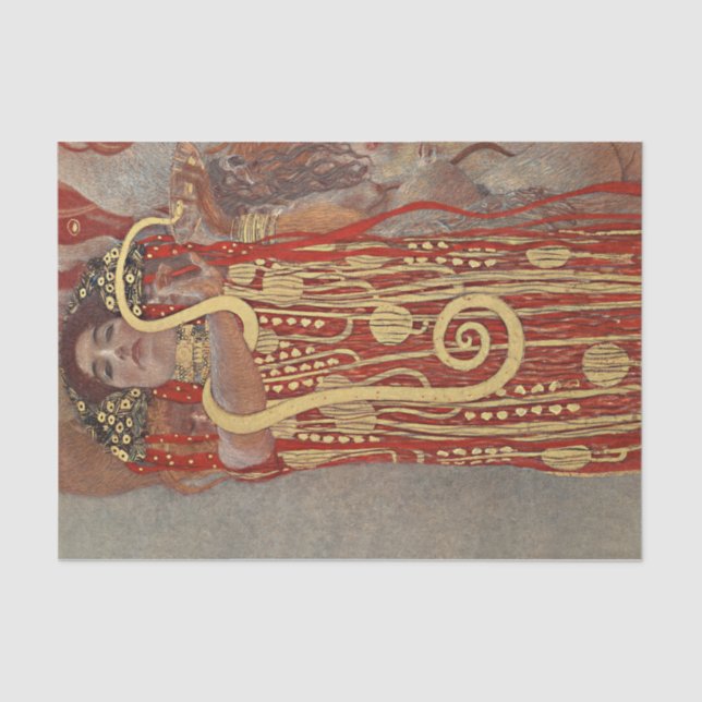 Papier Mousseline Hygieia par Gustav Klimt (Recto)