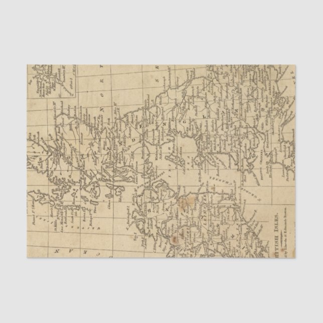Papier Mousseline Îles britanniques 5 (Recto)
