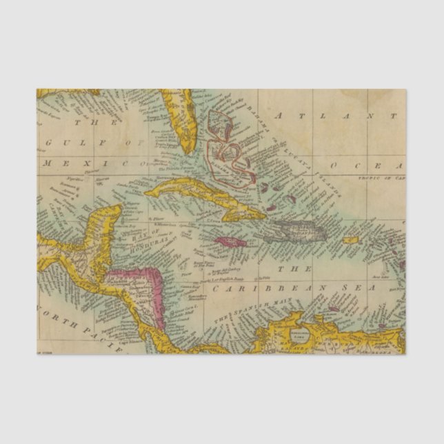 Papier Mousseline Îles occidentales de l'Inde (Recto)