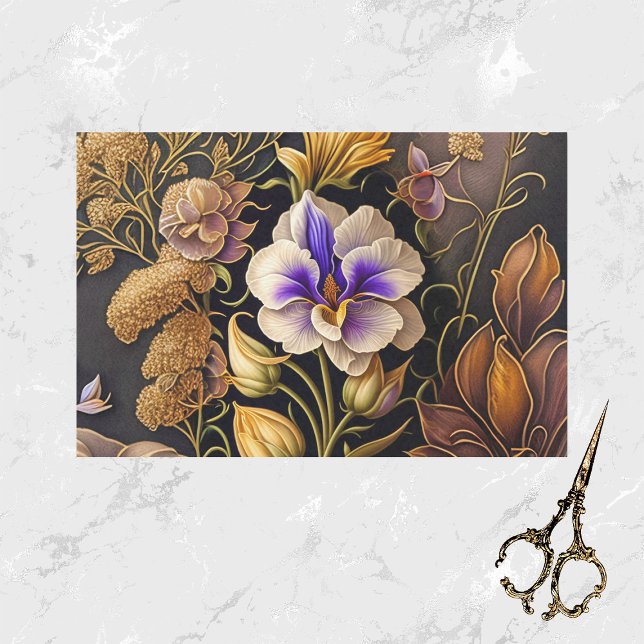 Papier Mousseline Illustration Art Déco Plutôt Violet (Créateur téléchargé)