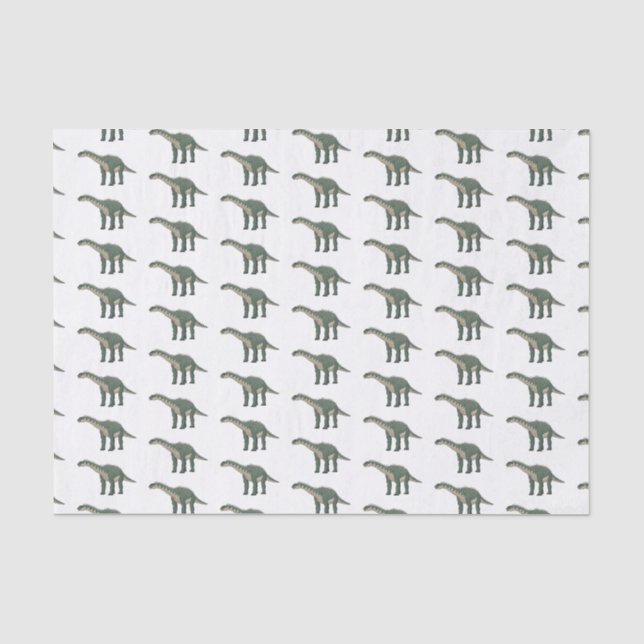 Papier Mousseline Illustration de Barapasaurus (Recto)