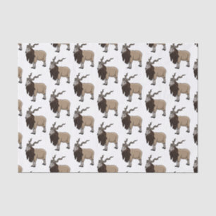 Papier Mousseline Illustration de chèvre de Markhor