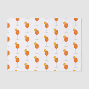 Papier Mousseline Illustration de cocktail, Aperol Spritz