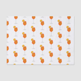 Papier Mousseline Illustration de cocktail, Aperol Spritz