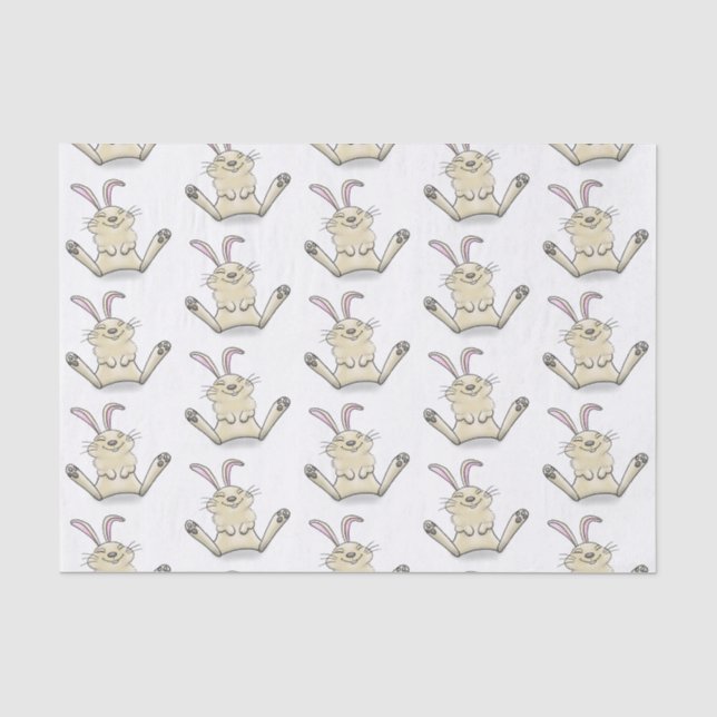 Papier Mousseline Illustration de dessin de lapin lapin mou (Recto)