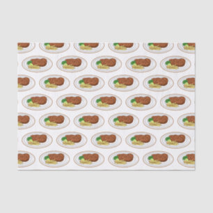 Papier Mousseline Illustration de dessin de steak