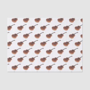 Papier Mousseline Illustration de guitare acoustique