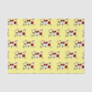 Papier Mousseline Illustration de kit de batterie
