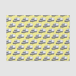 Papier Mousseline Illustration de la caricature du camion-boîte