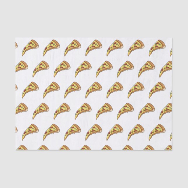 Papier Mousseline Illustration de la pizza (Recto)