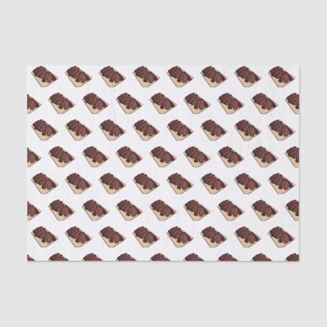 Papier Mousseline Illustration de la poitrine de boeuf (Recto)