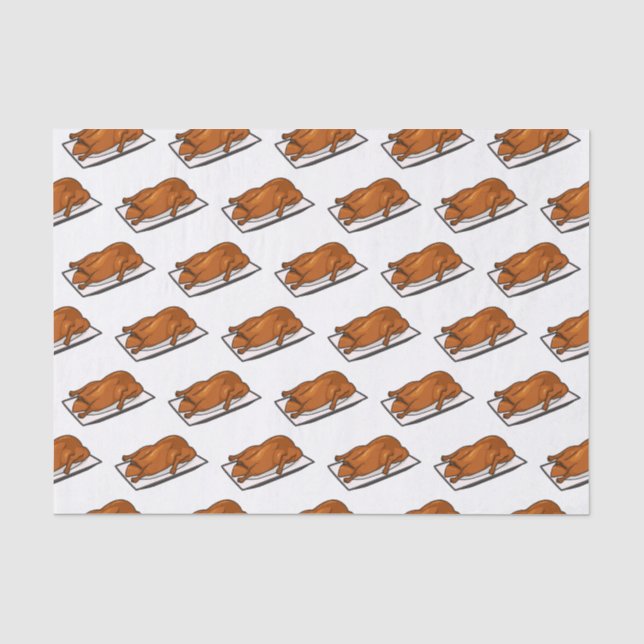 Papier Mousseline Illustration de Peking duck (Recto)