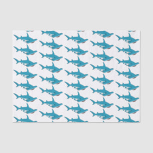 Papier Mousseline Illustration de requin marteau