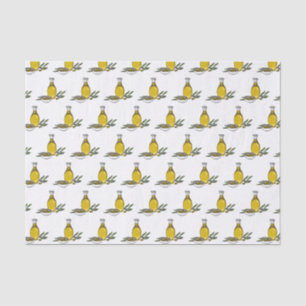 Papier Mousseline Illustration d'huile d'olive