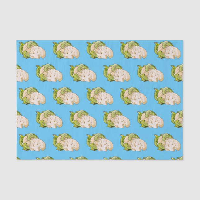 Papier Mousseline Illustration du chou-fleur (Recto)