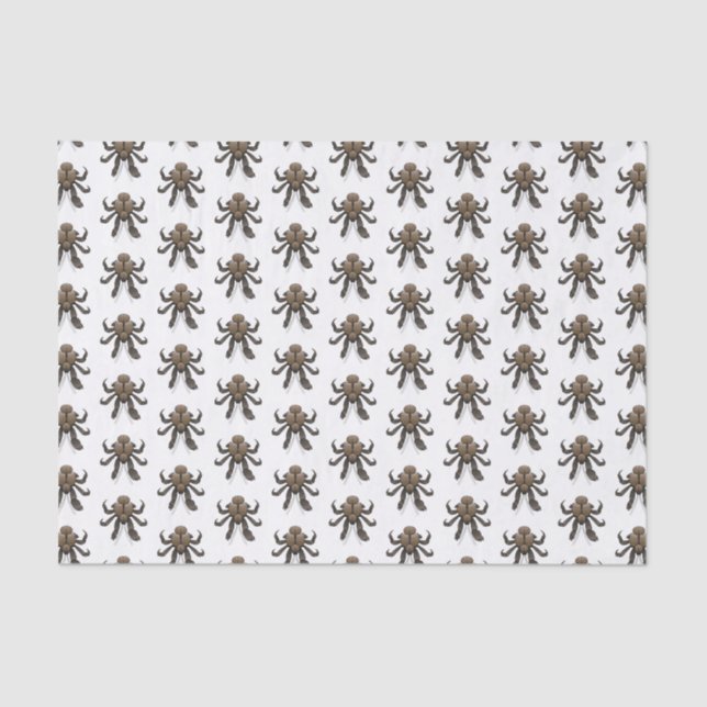 Papier Mousseline Illustration du crabe de coco (Recto)