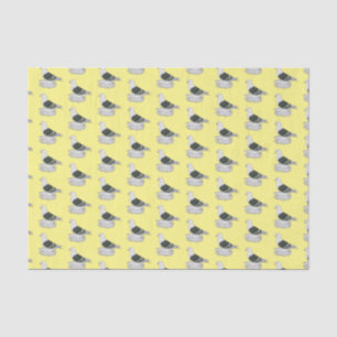 Papier Mousseline Illustration du pigeon pigeon du Bouclier de Saxon