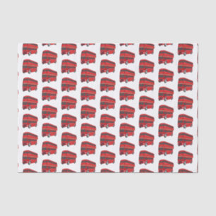 Papier Mousseline Illustration d'un bus à deux étages