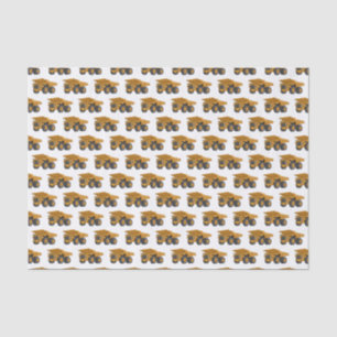 Papier Mousseline Illustration d'un camion à grande échelle