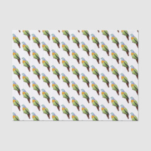 Papier Mousseline Illustration d'un pigeon à cou rose