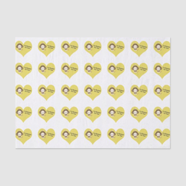 Papier Mousseline Im Bananas pour singe (Recto)